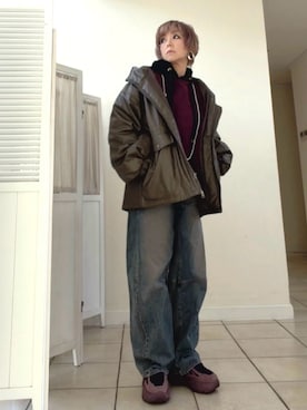 amichanさん（レディース・161cm）の冬コーディネート