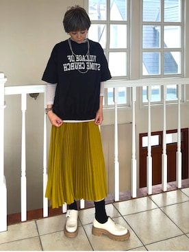 「アイテム（その他シューズ）」を使った、amichanさん（レディース・161cm）の秋コーディネート