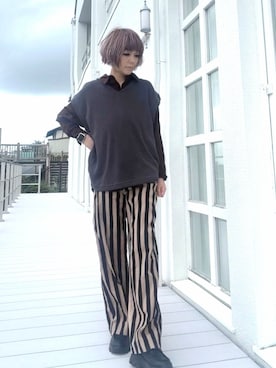 「coca（coca）（コカ）のアイテム」を使った、amichanさん（レディース・161cm）の秋コーディネート