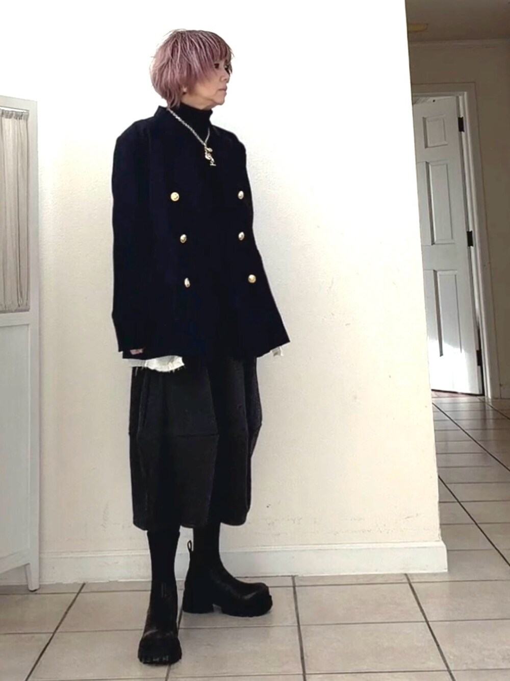 SLY（スライ）の「FRONT ZIP CHUNKY BOOTS フロントジップ チャンキー
