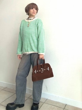 「アイテム（シューズ）」を使った、amichanさん（レディース・161cm・50代）の冬コーディネート