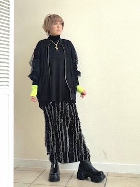 「classicalelf（クラシカルエルフ）のアイテム」を使った、amichanさん（レディース・161cm）の冬コーディネート