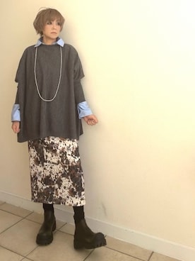 「アイテム（シューズ）」を使った、amichanさん（レディース・161cm・50代）の冬コーディネート