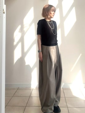 「coca（coca）（コカ）のアイテム」を使った、amichanさん（レディース・161cm）の夏コーディネート