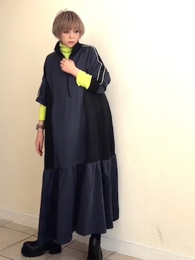 「bohmal（ボマール）のアイテム」を使った、amichanさん（レディース・161cm）の冬コーディネート