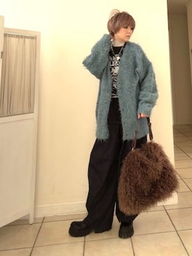 「アイテム（シューズ）」を使った、amichanさん（レディース・161cm・50代）の冬コーディネート