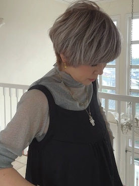 「BEAMS（ビームス）のアイテム」を使った、amichanさん（レディース・161cm）の秋コーディネート