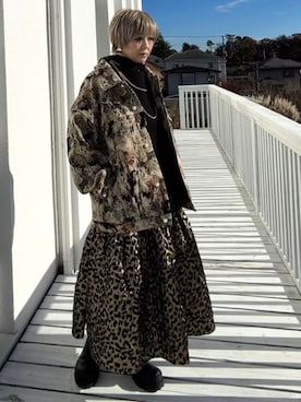 「アイテム（アクセサリー）」を使った、amichanさん（レディース・161cm・50代）の秋コーディネート