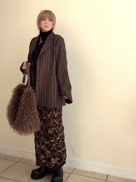 amichanさん(レディース・161cm)の冬コーディネート