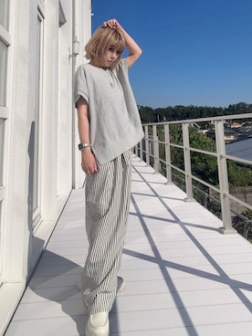 「Java（ジャバ）のアイテム」を使った、amichanさん（レディース・161cm）の夏コーディネート