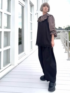 「H&M（エイチ・アンド・エム）のアイテム」を使った、amichanさん（レディース・161cm）の秋コーディネート