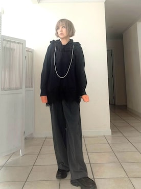 「Bonjour Sagan（ボンジュールサガン）のアイテム」を使った、amichanさん（レディース・161cm）の春コーディネート