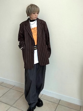 「アイテム（パンツ）」を使った、amichanさん（レディース・161cm・50代）の秋コーディネート