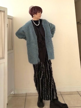 「アイテム（シューズ）」を使った、amichanさん（レディース・161cm・50代）の冬コーディネート