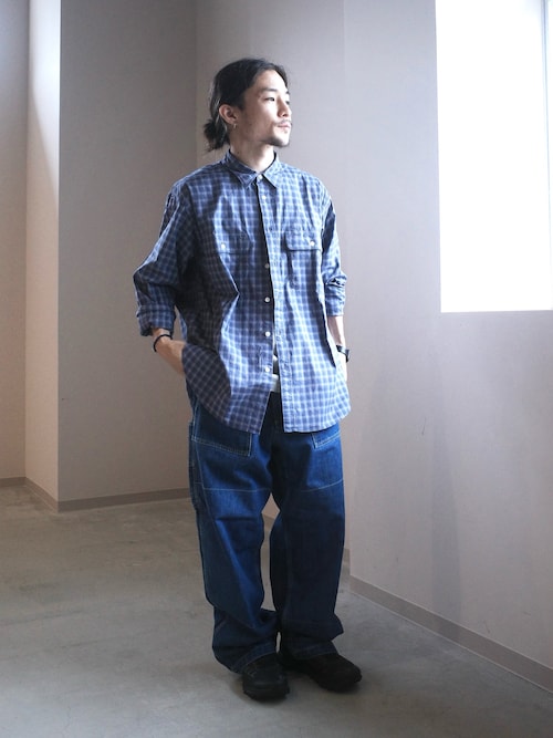 Snow Peak / Organic Cotton Ombre Check Shirt オーガニックコットン オンブレチェックシャツ
