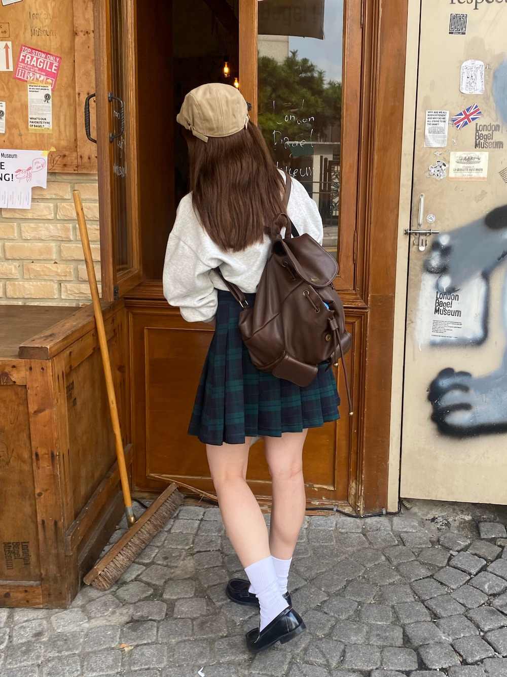 【美品】Tostalgic clothing リュック ブラウン Sakura｜tostalgic clothingのバックパック/リュックを使った