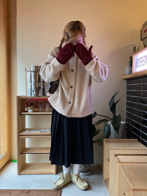 Sakura|axes femmeの手袋を使ったコーディネート - WEAR