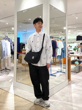 「COBMASTER（コブマスター）のアイテム」を使った、fukagawaさん（メンズ・170cm）の春コーディネート