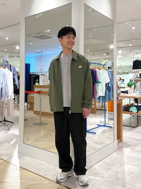 「GLOSTER（グロスター）のアイテム（トップス）」を使った、fukagawaさん（メンズ・170cm）の春コーディネート