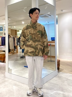 「アイテム（スウェットパンツ）」を使った、fukagawaさん（メンズ・170cm・30代）の秋コーディネート