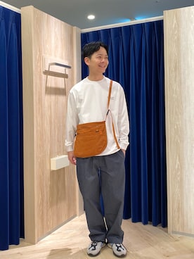 「UNIVERSAL OVERALL（ユニバーサルオーバーオール）のアイテム」を使った、fukagawaさん（メンズ・170cm）の春コーディネート