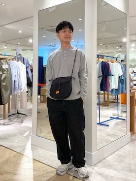 「UNIVERSAL OVERALL（ユニバーサルオーバーオール）のアイテム」を使った、fukagawaさん（メンズ・170cm）の春コーディネート