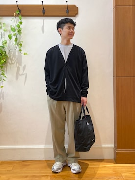 「アイテム（トートバッグ）」を使った、fukagawaさん（メンズ・170cm・30代）の夏コーディネート