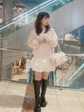 「アイテム（その他シューズ）」を使った、chinamiさん（レディース・152cm・20代）の冬コーディネート