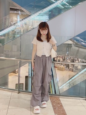 「レディースファッション」｜chinamiさん（レディース・152cm）の春コーディネート