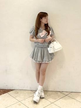 「OLIVE des OLIVE（オリーブデオリーブ）のアイテム」を使った、chinamiさん（レディース・152cm）の夏コーディネート