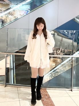 chinamiさん（レディース・152cm）の冬コーディネート