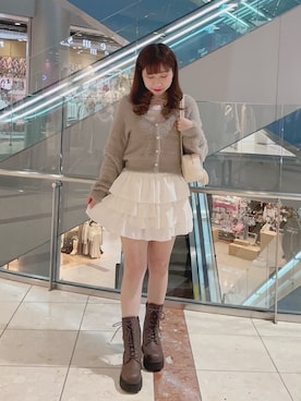 「アイテム（その他シューズ）」を使った、chinamiさん（レディース・152cm・20代）の秋コーディネート