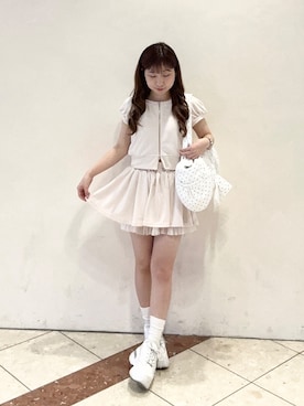 「OLIVE des OLIVE（オリーブデオリーブ）のアイテム」を使った、chinamiさん（レディース・152cm）の春コーディネート