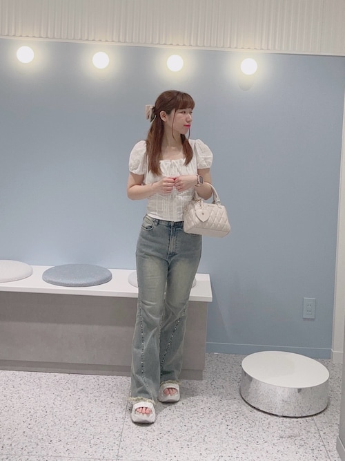 ブラウス シャツ コンパクトガーリーブラウス レディース コンパクトガーリーブラウス（シャツ/ブラウス）｜OLIVE des