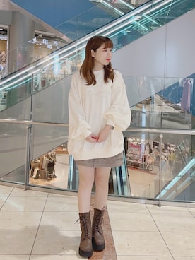 「アイテム（その他シューズ）」を使った、chinamiさん（レディース・152cm・20代）の秋コーディネート
