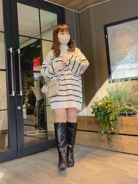 chinamiさん（レディース・152cm）の冬コーディネート