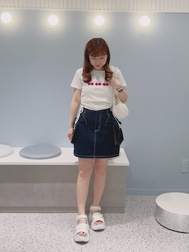 「OLIVE des OLIVE（オリーブデオリーブ）のアイテム」を使った、chinamiさん（骨格ウェーブ・レディース・152cm）の春コーディネート