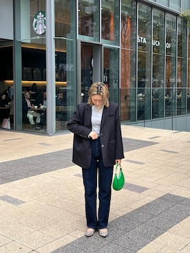 「アイテム（パンプス）」を使った、reinaさん（レディース・163cm）の秋コーディネート