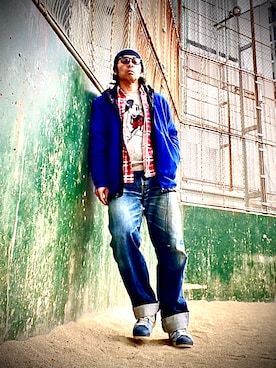 「MONCLER（モンクレール）のアイテム」を使った、Anthony.Tさん（メンズ・172cm）の冬コーディネート