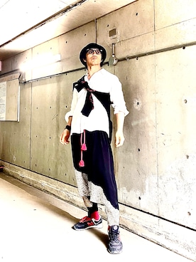 「アイテム（ジャージ）」を使った、Anthony.Tさん（メンズ・172cm）の夏コーディネート