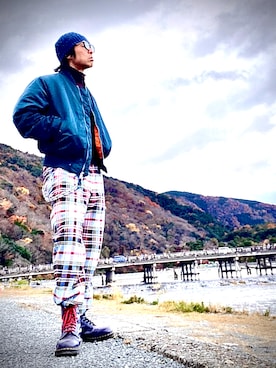 「アイテム（その他）」を使った、Anthony.Tさん（メンズ・172cm）の冬コーディネート