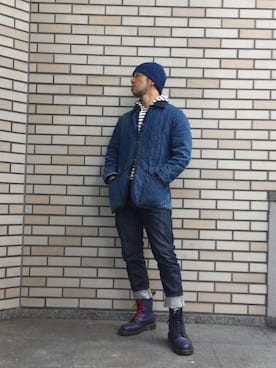 「LAVENHAM（ラベンハム）のアイテム」を使った、Anthony.Tさん（メンズ・172cm）の春コーディネート
