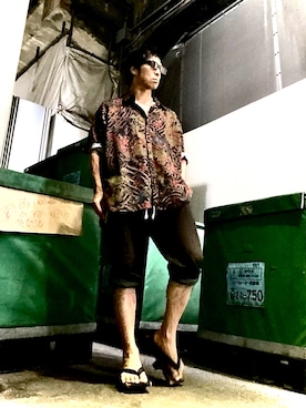 「下駄」｜Anthony.Tさん（メンズ・172cm）の夏コーディネート