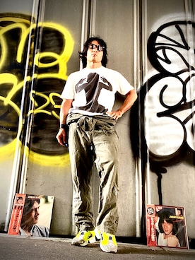 「アイテム（つなぎ/オールインワン）」を使った、Anthony.Tさん（メンズ・172cm）の秋コーディネート