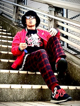 「アイテム（雑貨/ホビー）」を使った、Anthony.Tさん（メンズ・172cm）の冬コーディネート