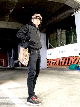 「Alpha Industries（アルファインダストリーズ）のアイテム（MA-1）」を使った、Anthony.Tさん（メンズ・172cm）の秋コーディネート