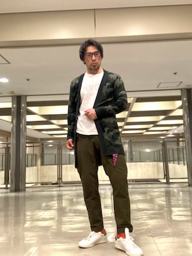 「アイテム（バンダナ/スカーフ）」を使った、Anthony.Tさん（メンズ・172cm）の春コーディネート
