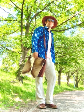 「clarks」｜「アイテム（その他）」を使った、Anthony.Tさん（メンズ・172cm）の春コーディネート