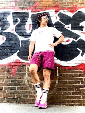 「バケットハット」｜Anthony.Tさん（メンズ・172cm）の夏コーディネート