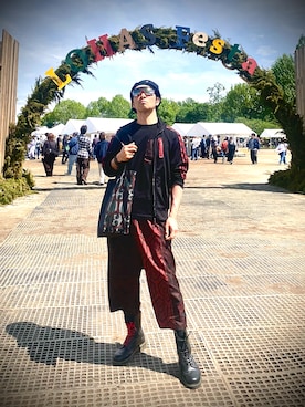 「KANGOL（カンゴール）のアイテム」を使った、Anthony.Tさん（メンズ・172cm）の春コーディネート